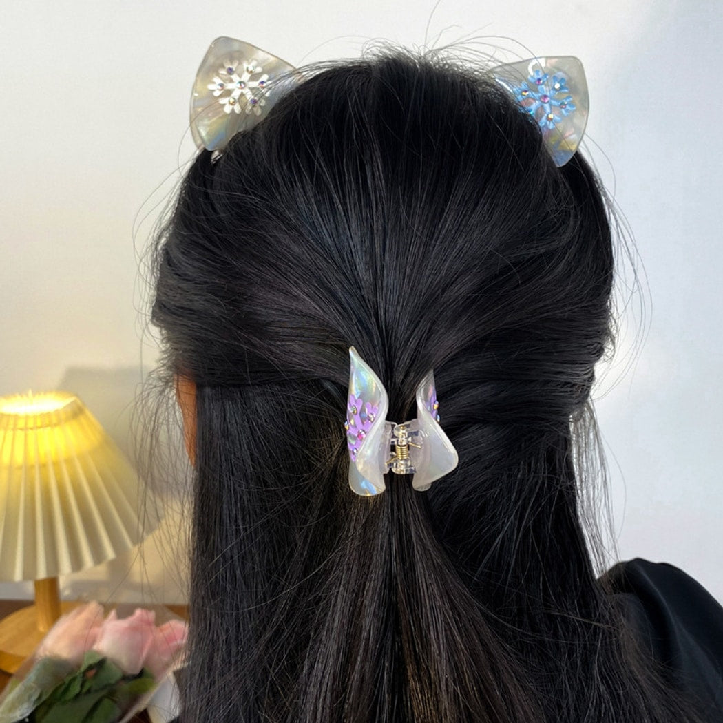 Beau - Sweet Christmas Snowflake Triangular Claw Clip