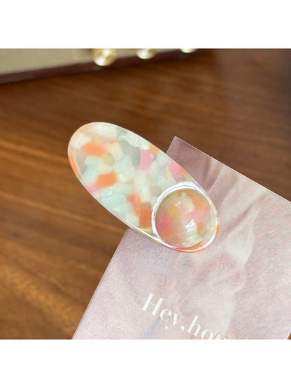 Beau - Acetic Acid Oval-shaped Hairpin