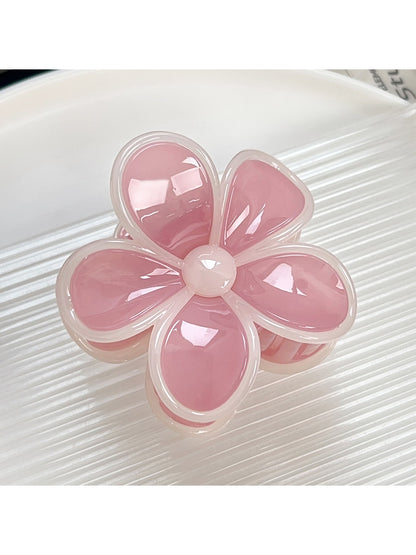 Beau - Fresh Style Floral Plastic Hair Claw Clip