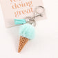 Keypus - Plastic Ice Cream Bag Charm Keychain