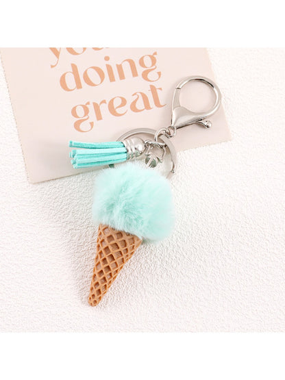 Keypus - Plastic Ice Cream Bag Charm Keychain