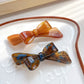 Beau - Adorable Asymmetrical Bow Hair Clips