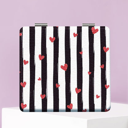 Mirroray - Heart Detail Rectangle Folding Compact Mirror