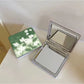 Mirroray - Floral Print Square Compact Mirror