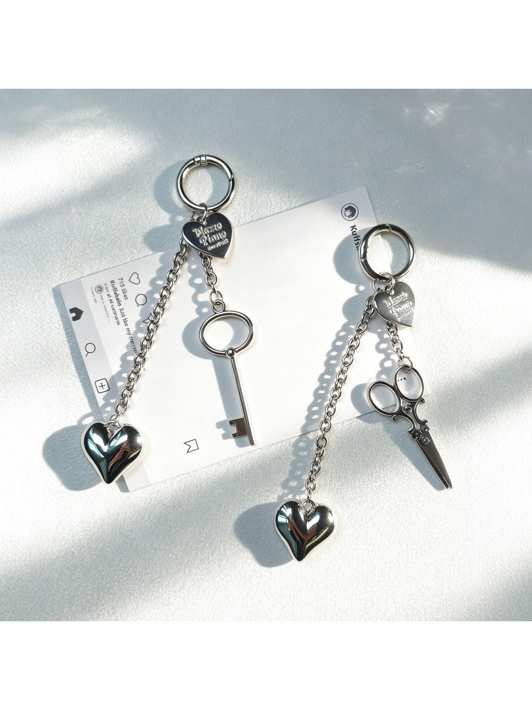 Keypus - Decorative Alloy Bag Charm Pendant Keychain