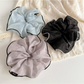 Gifty - Contrast Trim Organza Hair Scrunchie
