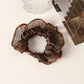 Gifty - Pleated Mesh Ruffled Edge Scrunchie