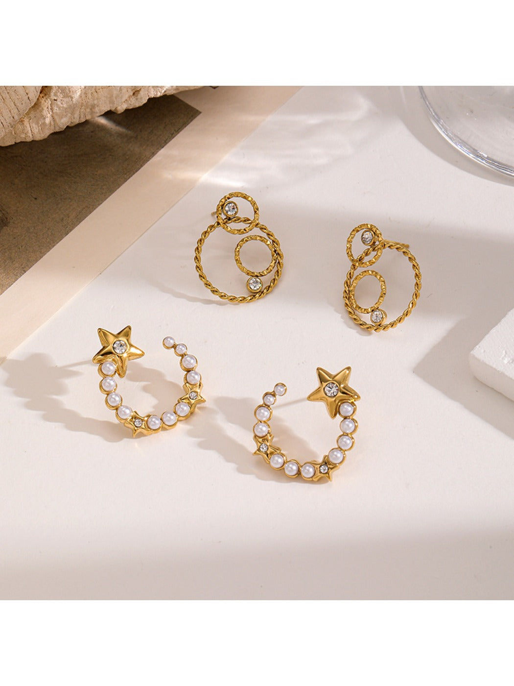 Earedge - Trendy Geometric Shape Earrings