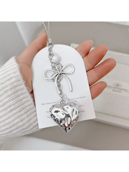 Keypus - Minimalist Modern Bow Charm Keychain