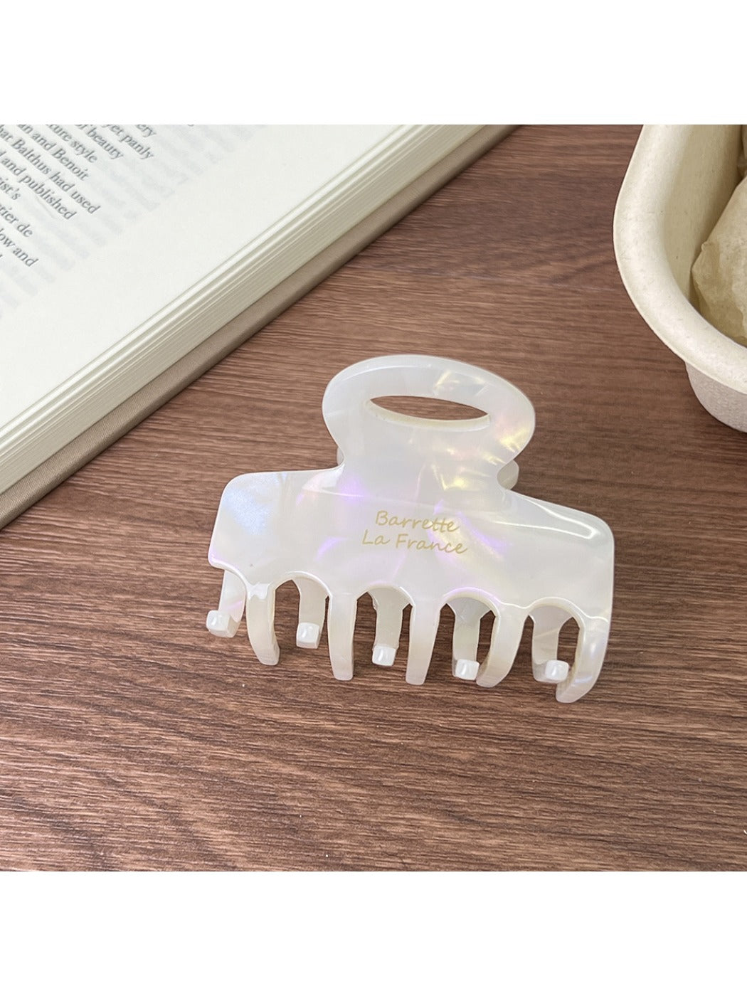 Beau - Medium Lettered Hair Claw Clip
