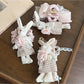Beau - Mixed Material Rabbit Motif Decorative Banana Clip