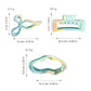 Beau - Gradient Plastic Square Shape Claw Clip