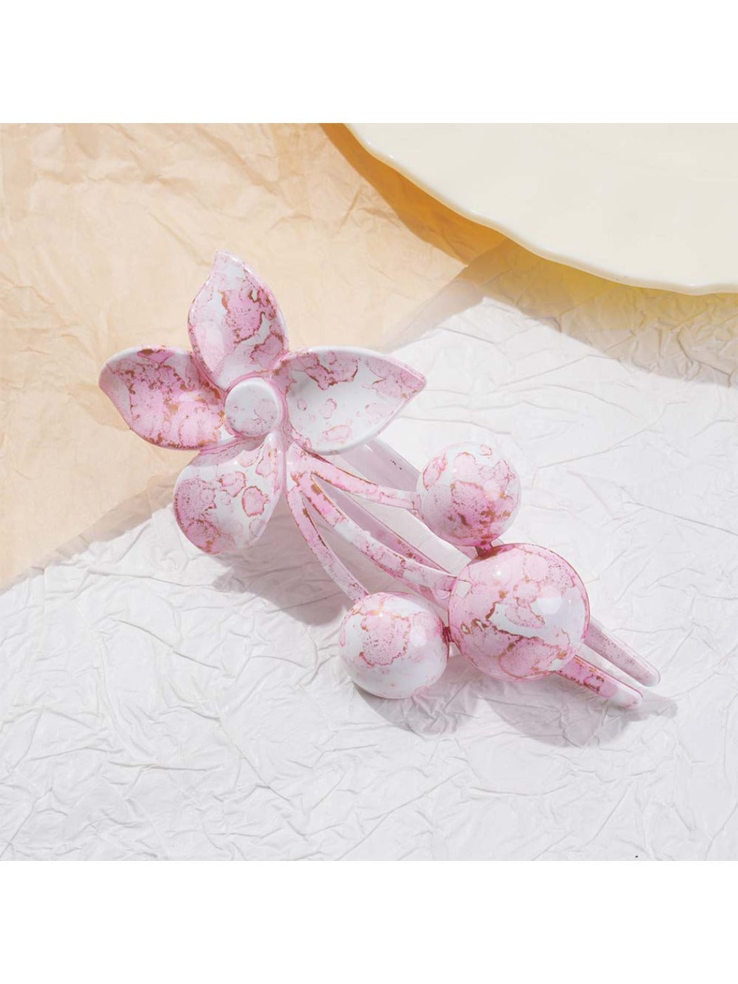 Beau - Colorful Flower Shaped Hair Clip
