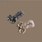 Beau - Pleated Fabric Bow Side Hair Clip