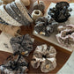 Gifty - Elegant Vintage Ditsy Floral Scrunchie