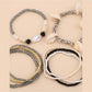 Lovra beaded bracelet featuring natural shell pieces and colorful beads