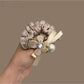Gifty - Polyester Floral Ribbon Detail Hair Scrunchie