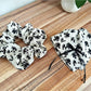 Gifty - Ink Wash Floral Polyester Fabric Scrunchie