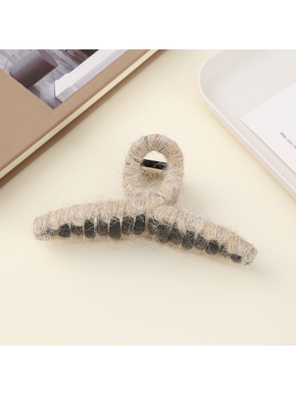 Beau - Solid Color Looped Top Hair Claw Clip
