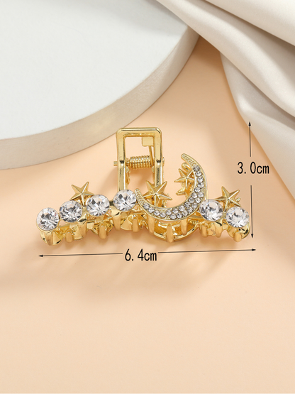 Beau - Medium Star Moon Hair Claw Clip