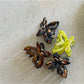 Beau Misty Acetate Butterfly Hair Clip held in hand showing size and scale