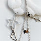 Keypus - Retro Y2K Angel Wing Star Chain Keychain