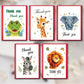 Carduria - Sweet Animal Pattern Greeting Card