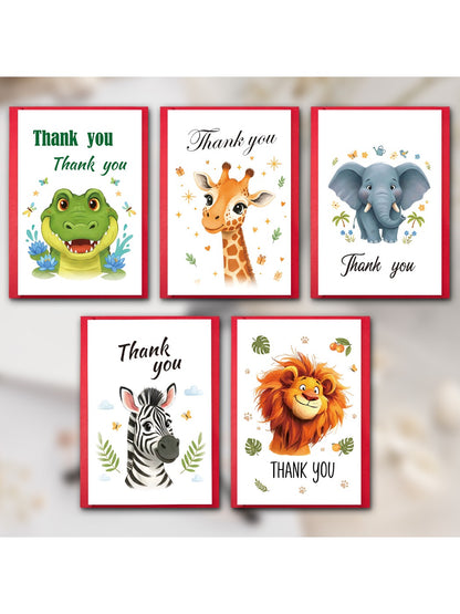 Carduria - Sweet Animal Pattern Greeting Card
