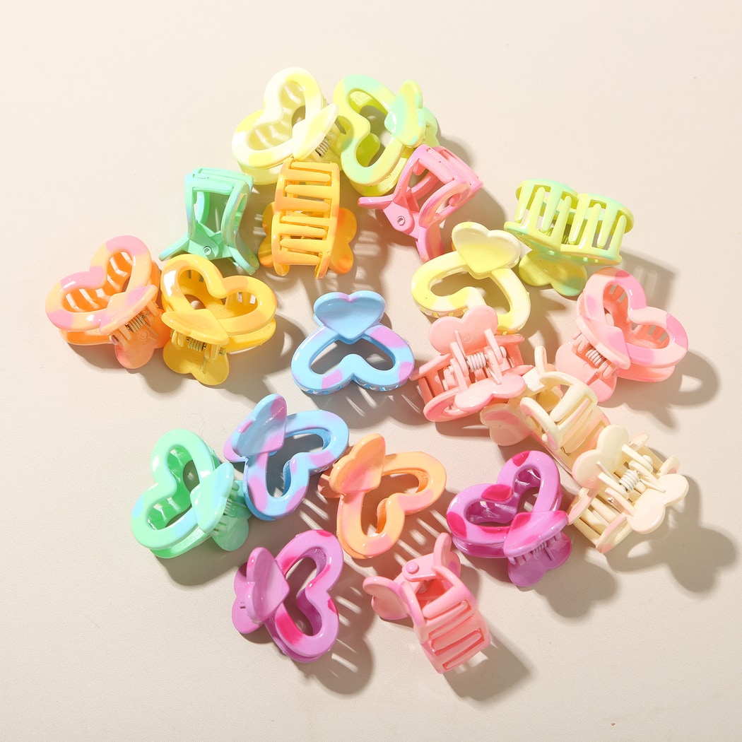 Beau - PS Alloy Glossy Heart Shape Hair Claw Clip