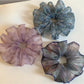 Gifty - Vintage Floral Polyester Ponytail Scrunchie