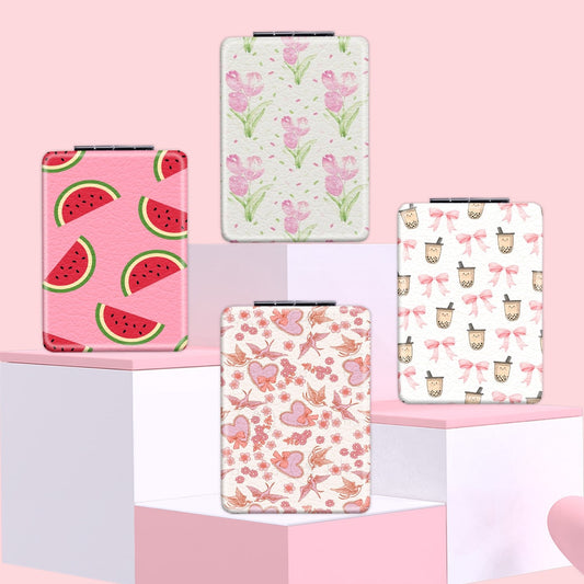 Mirroray - Cute Printed Foldable Portable Makeup Mirror