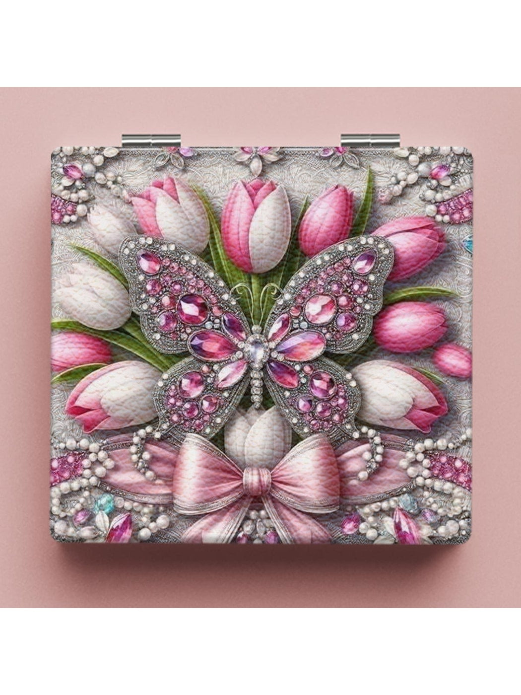 Mirroray - Butterfly Print Foldable Compact Mirror