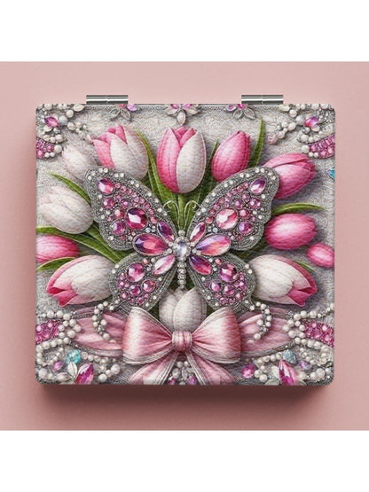 Mirroray - Butterfly Print Foldable Compact Mirror