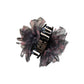 Beau - Sweet Floral Print Ruffle Edge Claw Clip