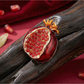 Brovia - Drip Oil Enamel Alloy Pomegranate Brooch