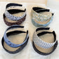 Gifty - Striped and Geometric Pattern Polyester Headband