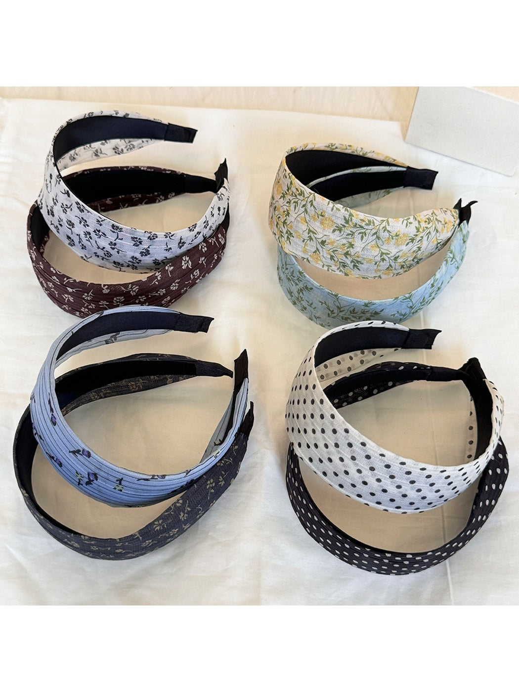 Gifty - Striped and Geometric Pattern Polyester Headband