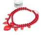 Nozari - Layered Heart Pendant Statement Necklace