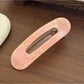 Beau - Marbled Heart Cutout Acrylic Hair Clip