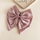 Beau - Layered Bow Polyester Claw Clip
