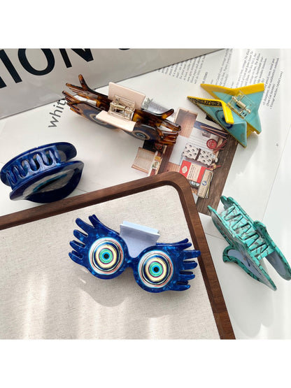 Beau - Abstract Eyes Shape Acetate Hair Clip