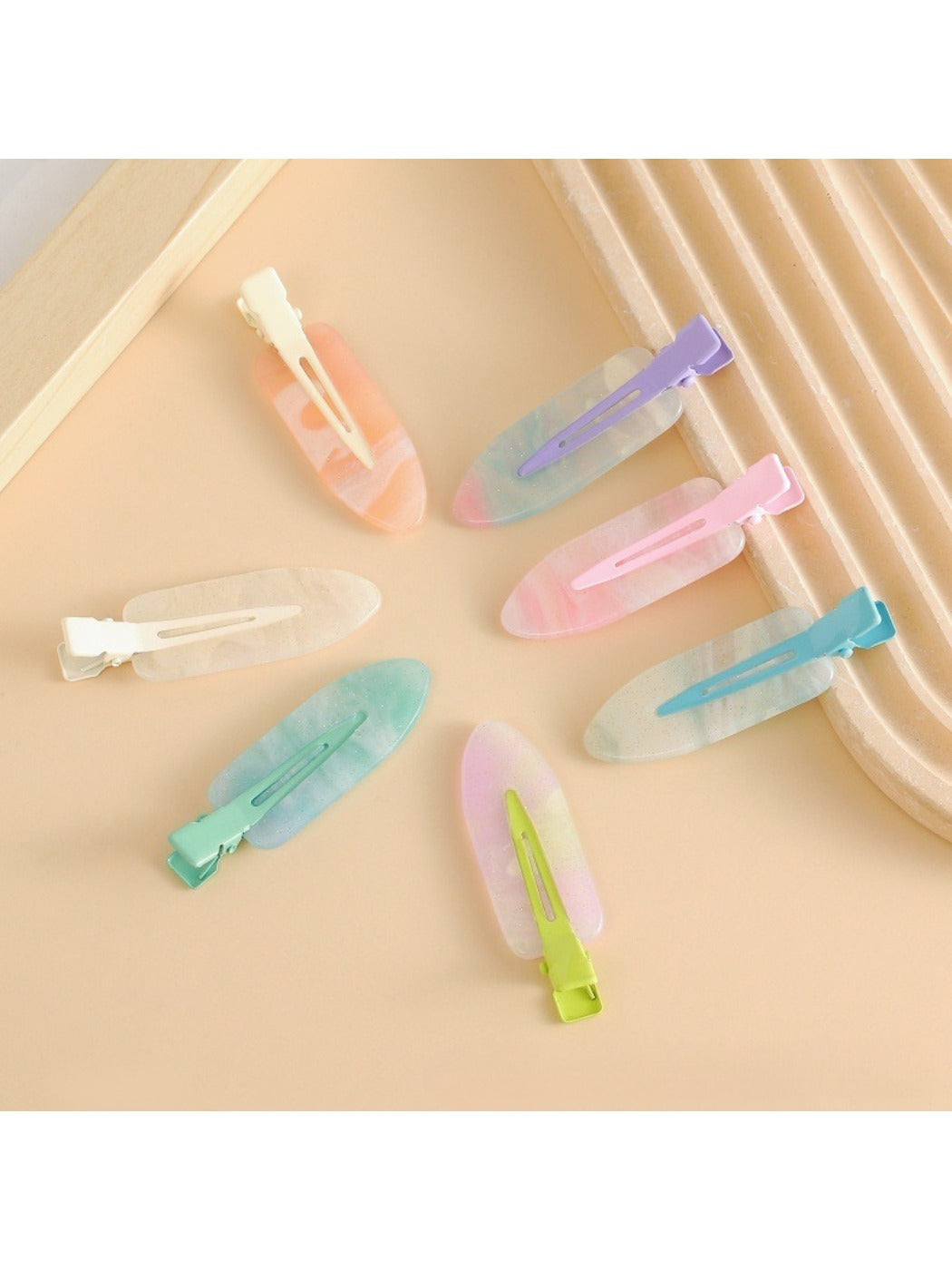 Beau - Macaron Color Straight Hair Clip