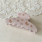 Beau - Butterfly Print Glossy PVC Claw Clip
