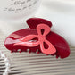 Beau Acetate Bow Design Glossy Claw Hair Clip with bow detail