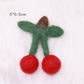 Feltery - Cute Fruit Felt Brooch 3D Cartoon