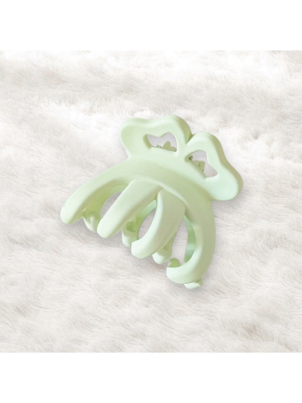 Beau - Fashion Crown Shaped Hollow Plastic Claw Clip