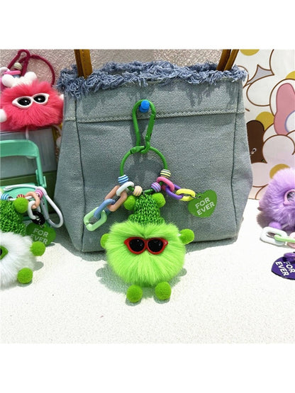 Keypus - Plush Pompom Bag Charm