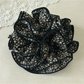 Gifty - Floral Trim Layered Ruffle Hair Scrunchie