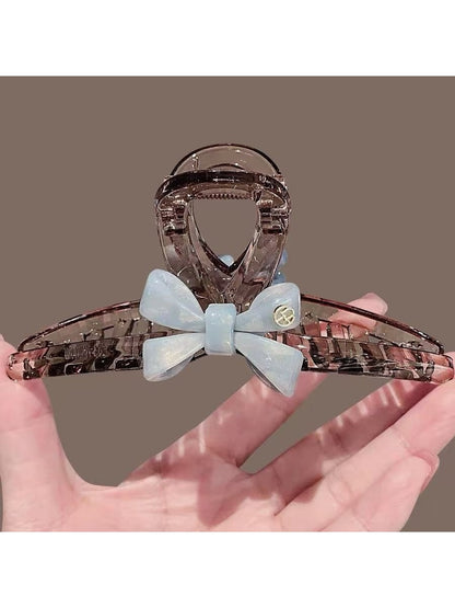 Beau - Butterfly Bow PVC Alloy Decorative Claw Clip