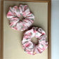 Gifty - Strawberry Print Polyester Scrunchie